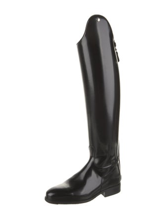 Saint Laurent Leather Riding Boots