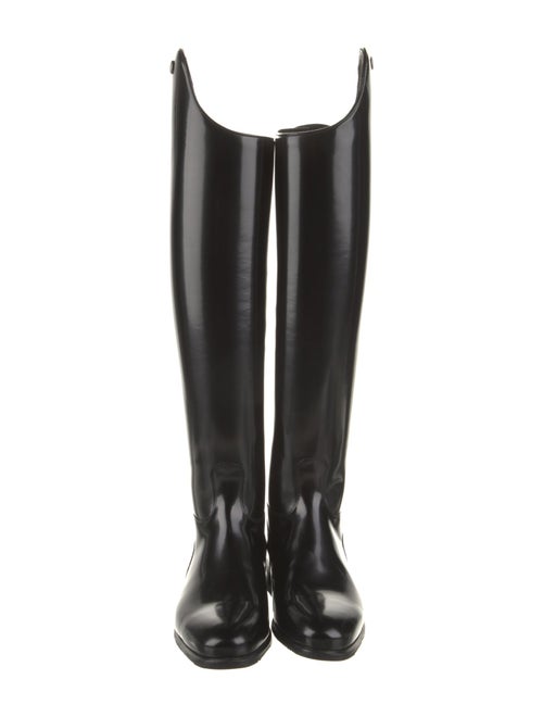 Saint Laurent Leather Riding Boots
