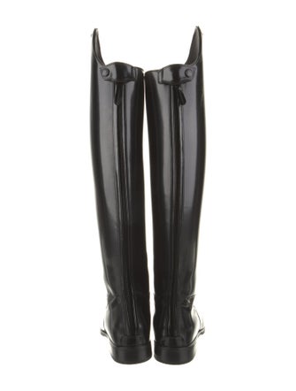 Saint Laurent Leather Riding Boots