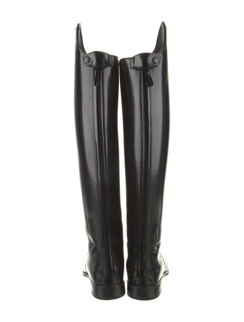 Saint Laurent Leather Riding Boots