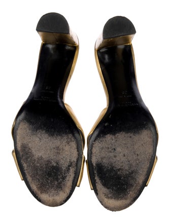 Saint Laurent Leather Slides