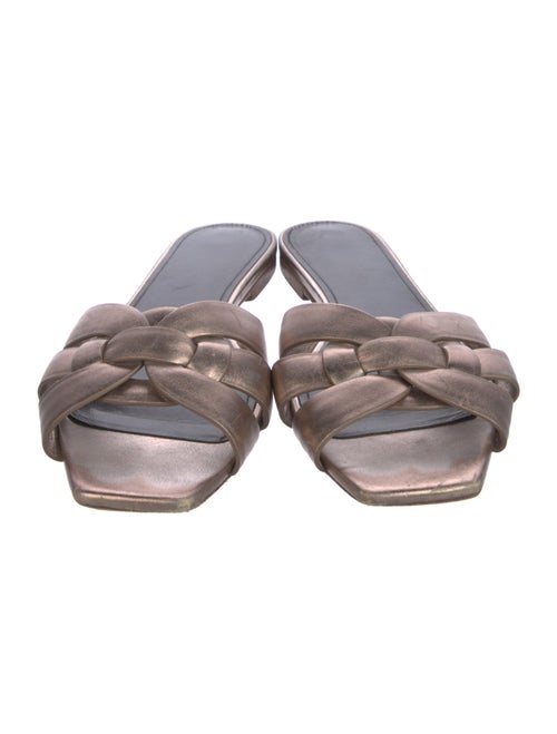 Saint Laurent Leather Slides