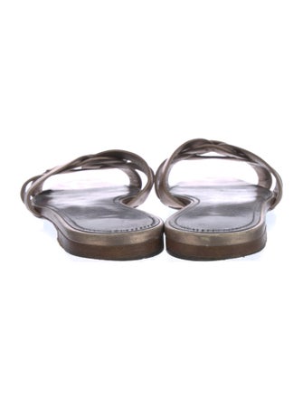 Saint Laurent Leather Slides