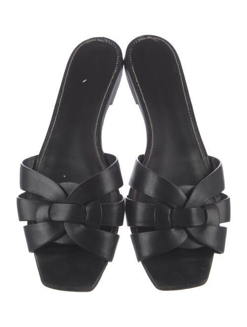 Saint Laurent Leather Slides