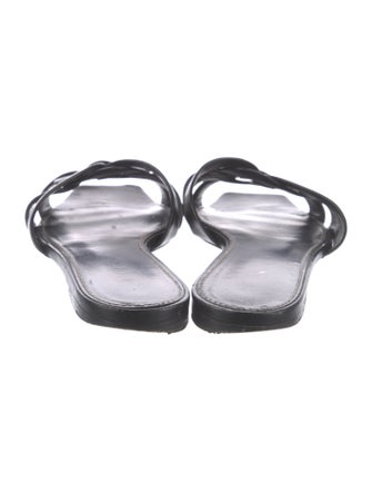 Saint Laurent Leather Slides