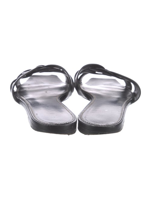 Saint Laurent Leather Slides