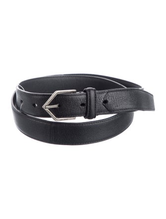 Saint Laurent Skinny Leather Belt