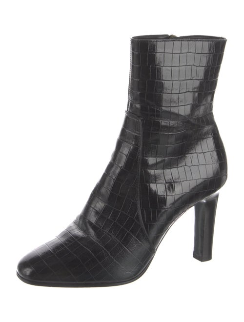 Saint Laurent Embossed Leather Boots