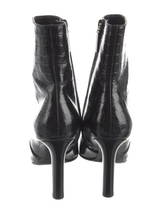 Saint Laurent Embossed Leather Boots
