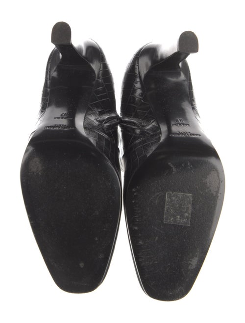Saint Laurent Embossed Leather Boots
