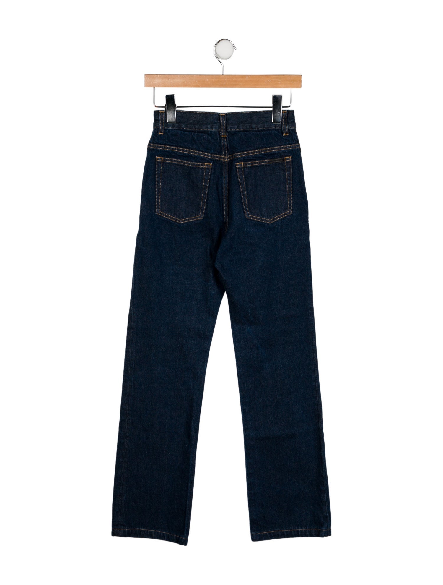 Saint Laurent High-Rise Wide Leg Jeans