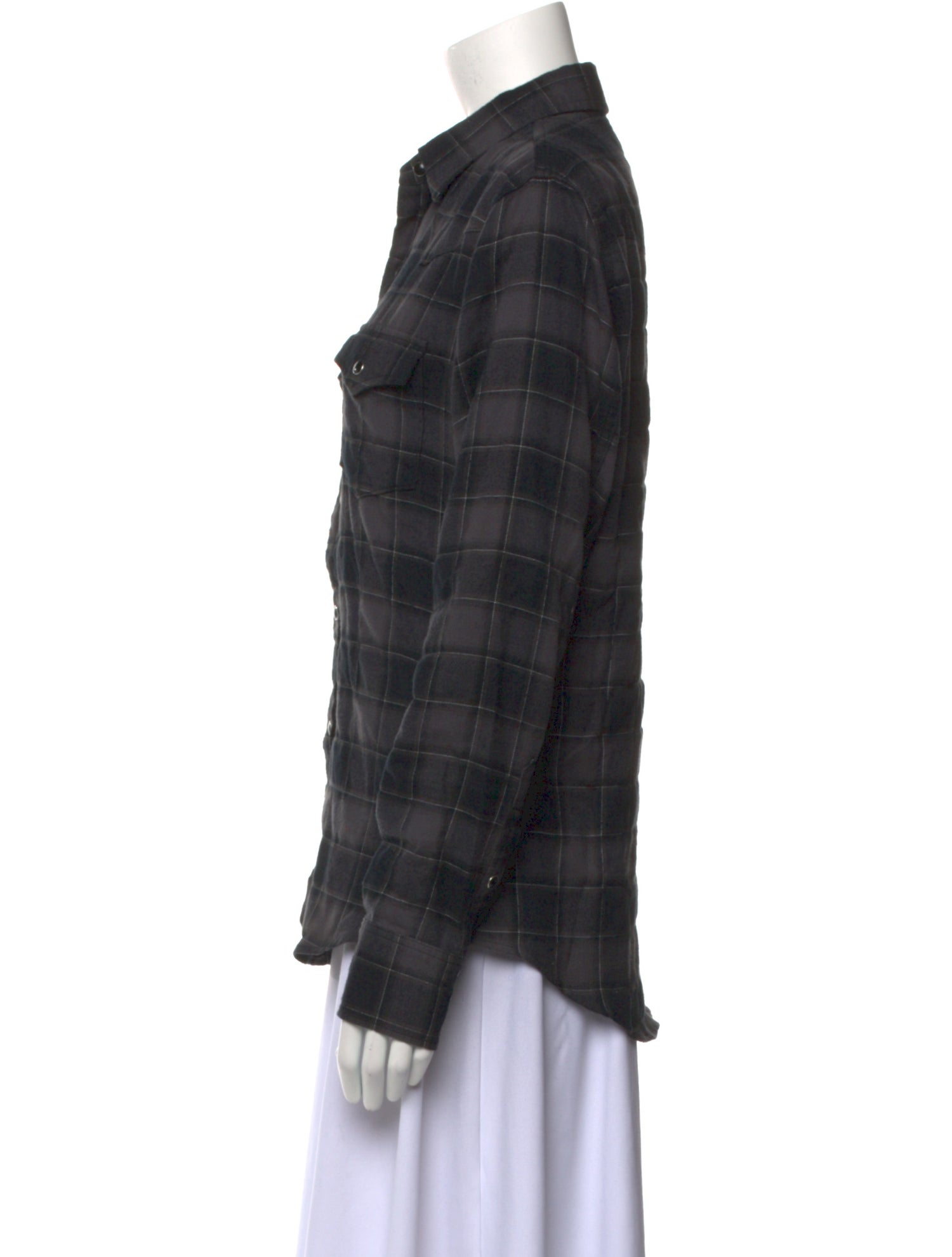 Saint Laurent 2016 Plaid Print Shirt