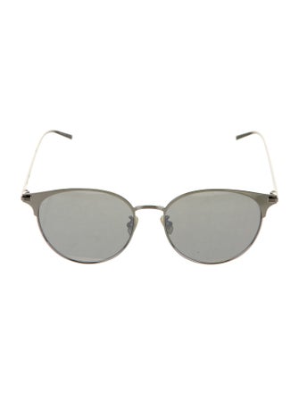Saint Laurent Round Mirrored Sunglasses