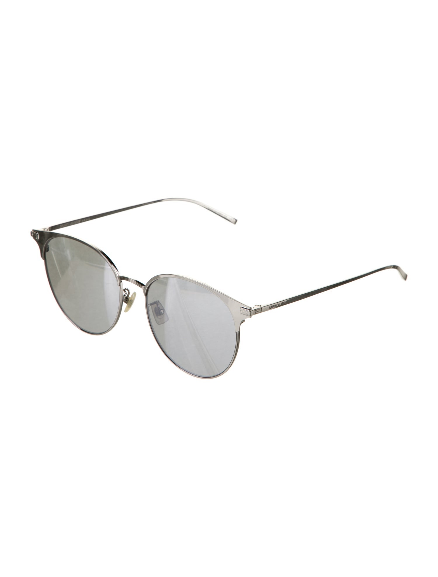 Saint Laurent Round Mirrored Sunglasses