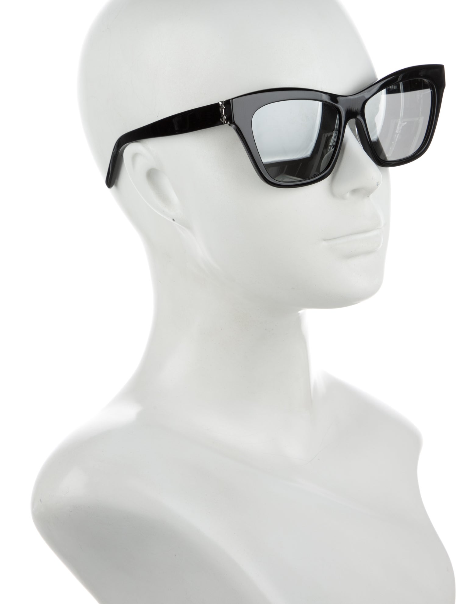 Saint Laurent Oversize Mirrored Sunglasses