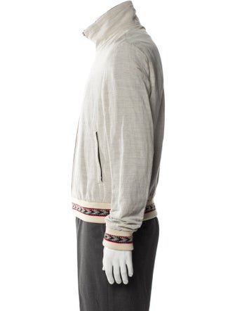 Saint Laurent 2017 Striped Bomber Jacket