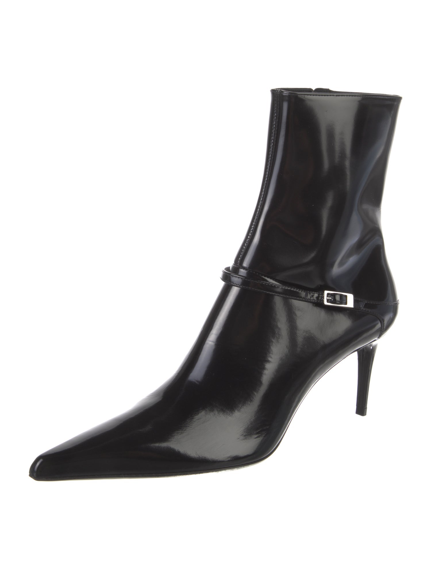 Saint Laurent Leather Sock Boots