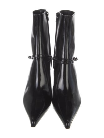 Saint Laurent Leather Sock Boots