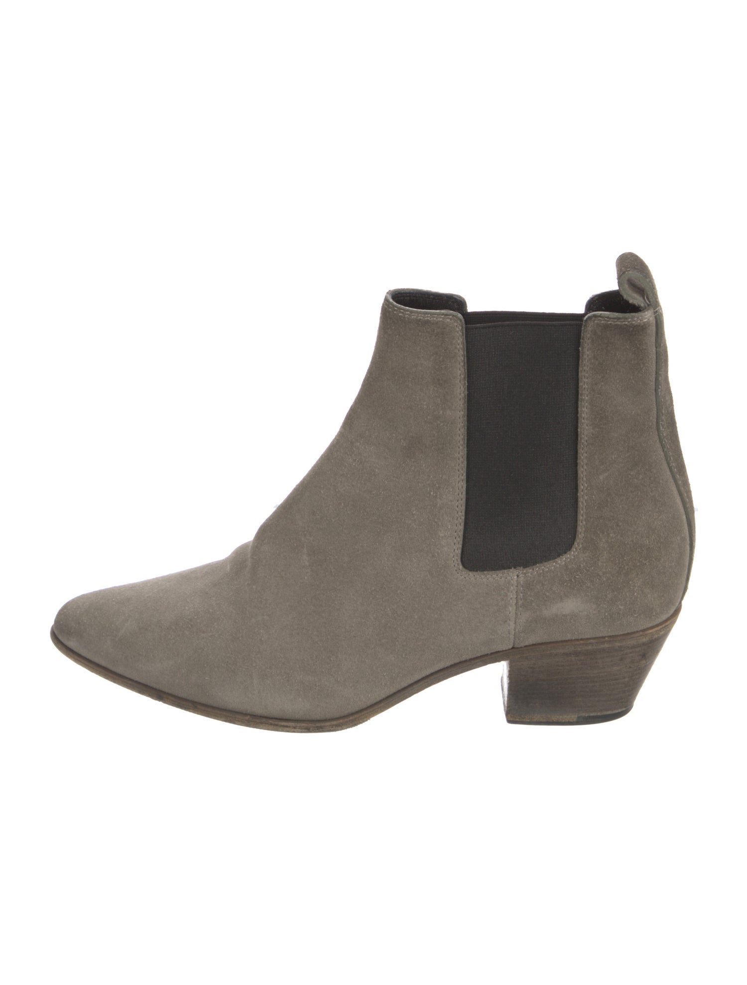 Saint Laurent Suede Chelsea Boots