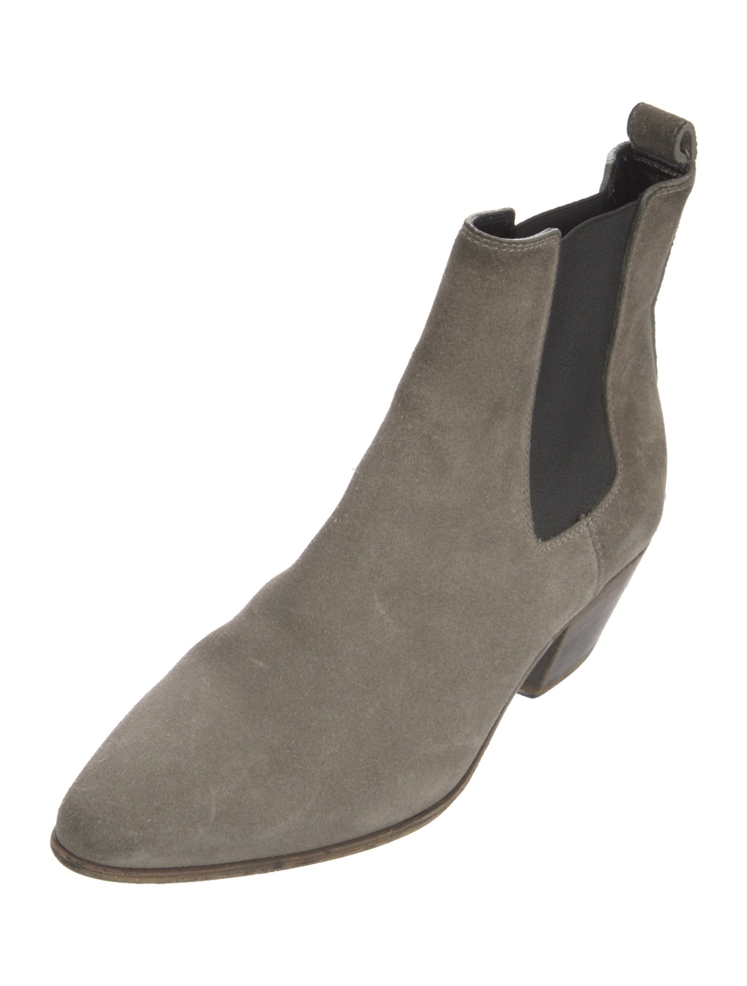 Saint Laurent Suede Chelsea Boots