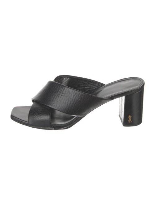 Saint Laurent Leather Slides