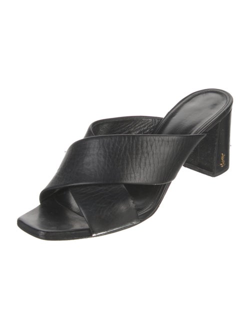 Saint Laurent Leather Slides