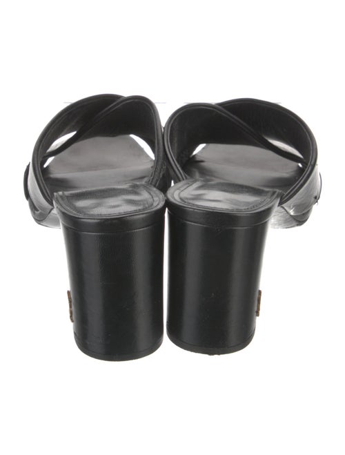 Saint Laurent Leather Slides