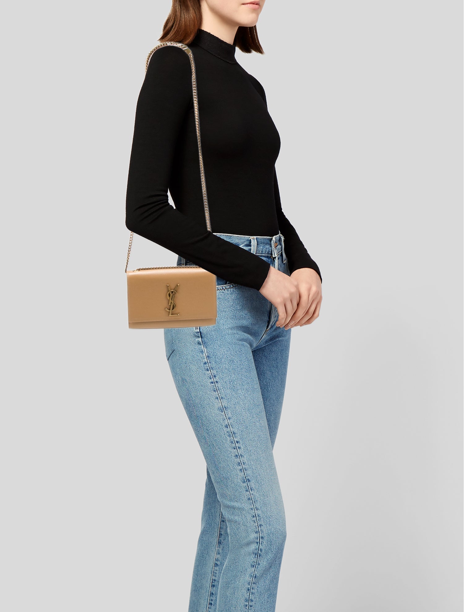 Saint Laurent Leather Kate Small 2022