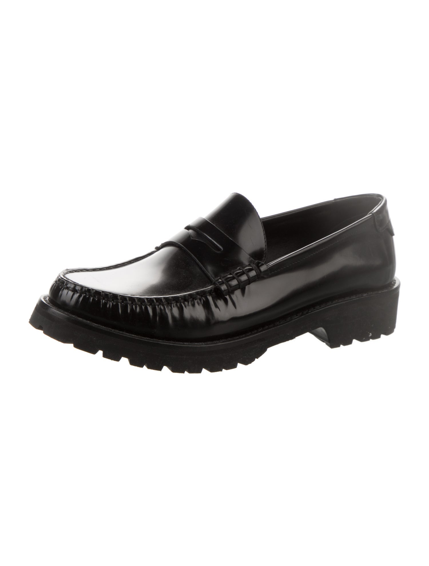Saint Laurent Leather Loafers