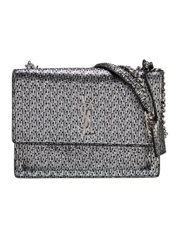 Saint Laurent Crossbody Bags Suede Sunset Small