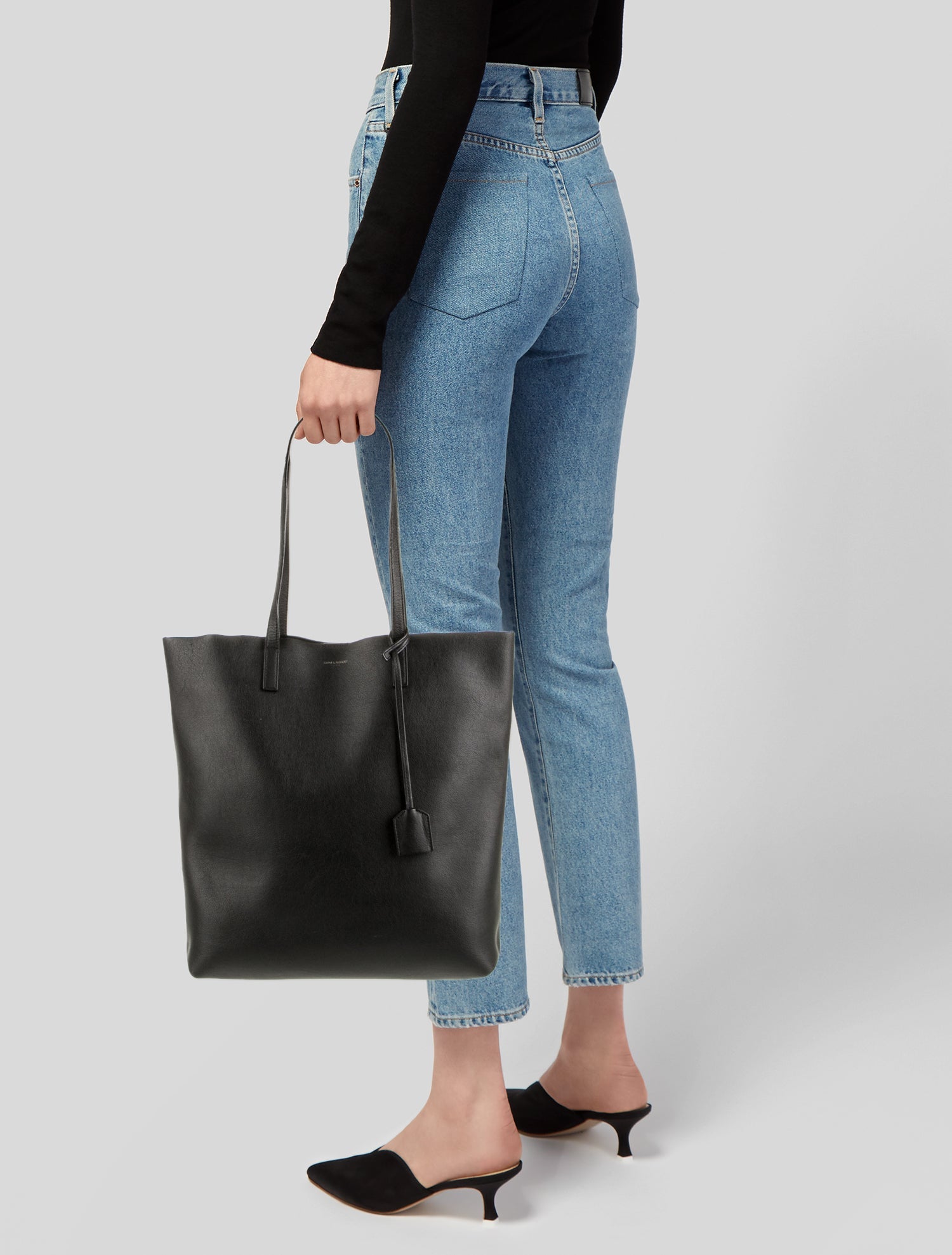 Saint Laurent Leather Tote