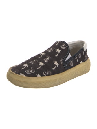 Saint Laurent Canvas Printed Sneakers