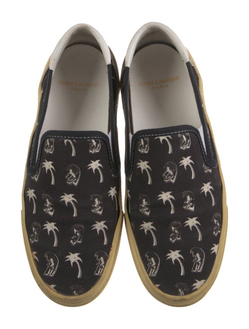 Saint Laurent Canvas Printed Sneakers