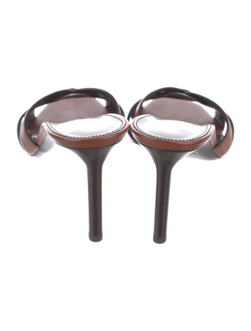 Saint Laurent Leather Slides