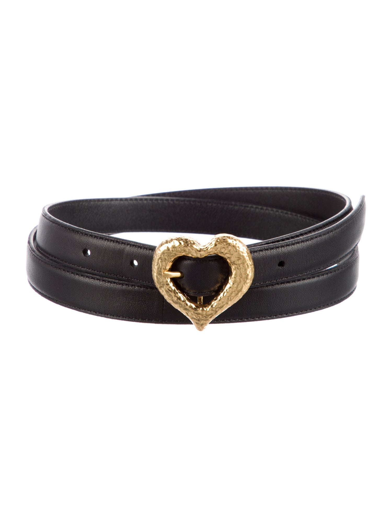Saint Laurent Skinny Leather Belt Kit