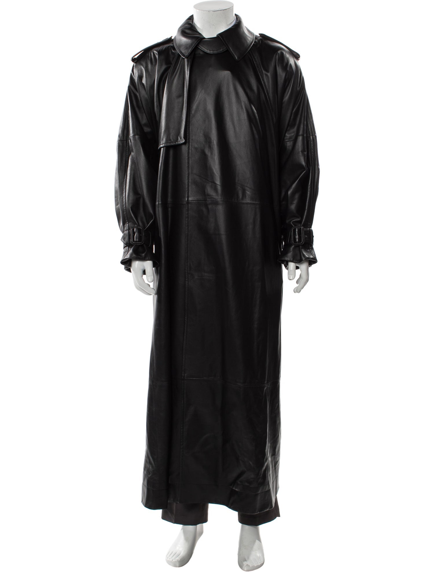 Saint Laurent 2023 Lambskin Trench Coat w/ Tags