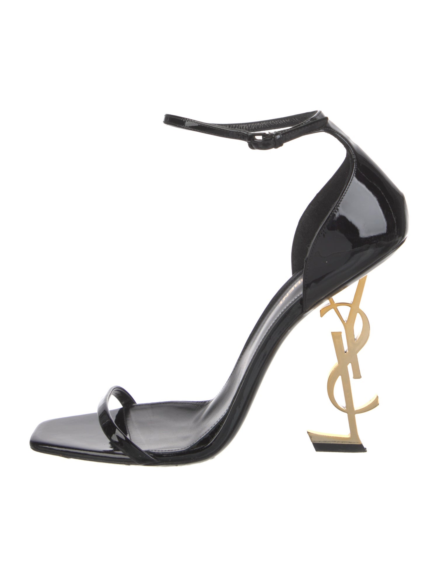 Saint Laurent Patent Leather Sandals