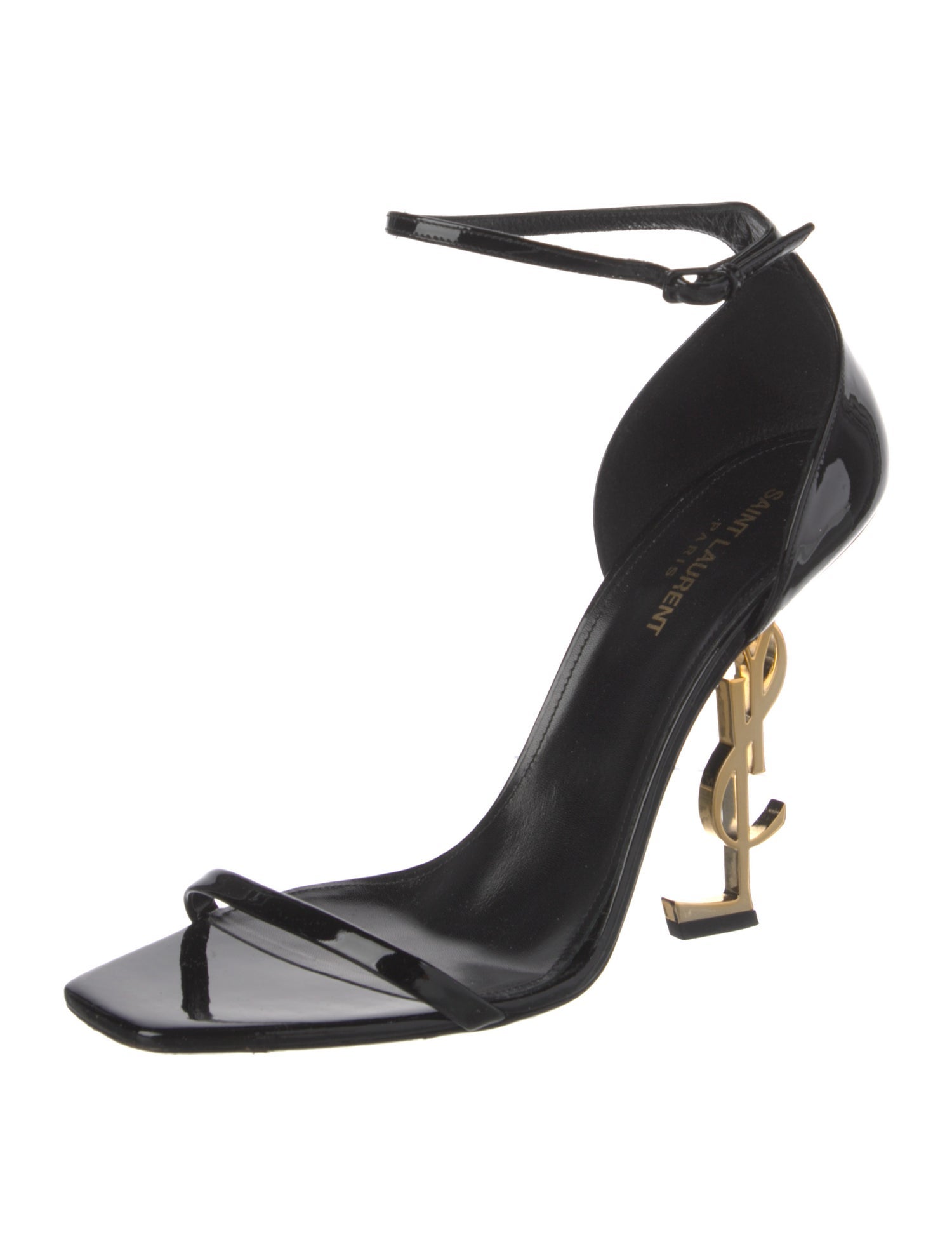 Saint Laurent Patent Leather Sandals