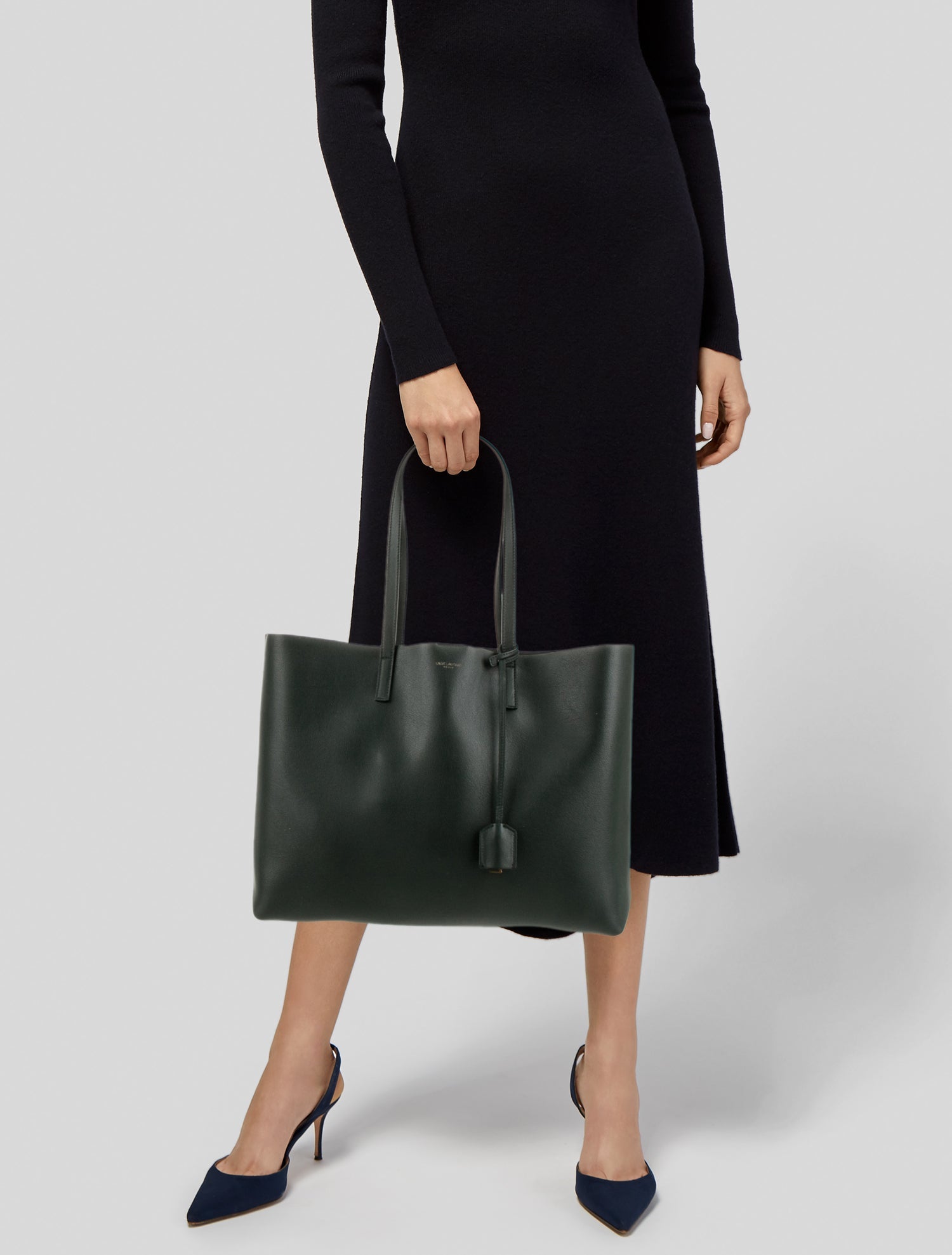 Saint Laurent Leather Tote
