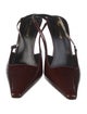 Saint Laurent Patent Leather Slingback Pumps