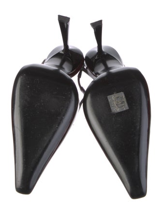 Saint Laurent Patent Leather Slingback Pumps