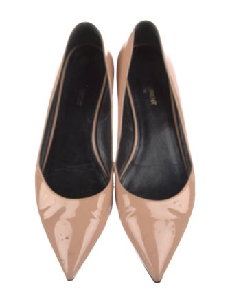 Saint Laurent Patent Leather Ballet Flats