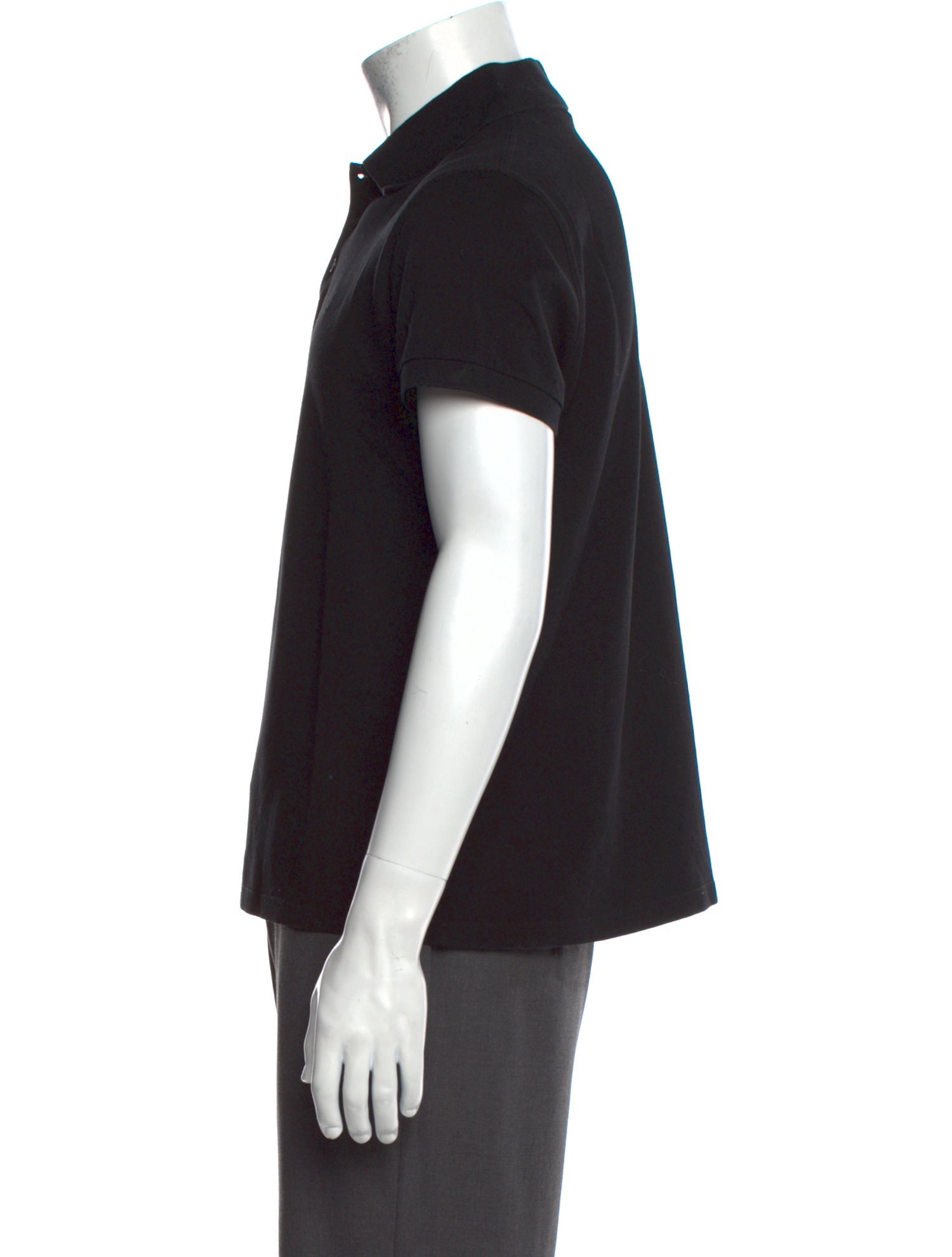 Saint Laurent 2021 Signature Logo Polo Shirt