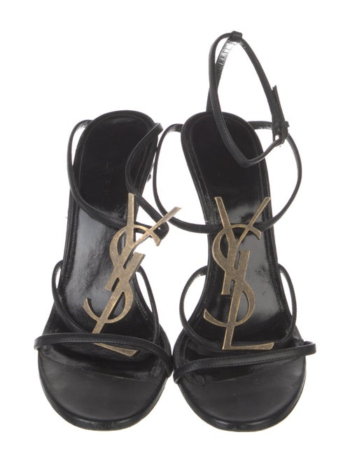 Saint Laurent Leather T-Strap Sandals