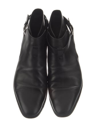 Saint Laurent Leather Monk Straps