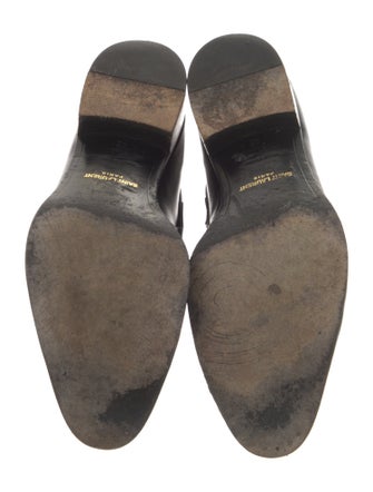 Saint Laurent Leather Monk Straps