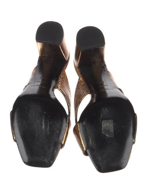 Saint Laurent Leather Slides