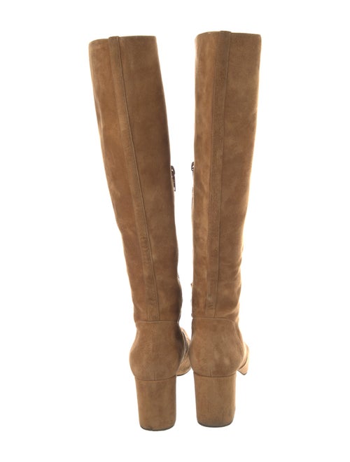 Saint Laurent Suede Riding Boots