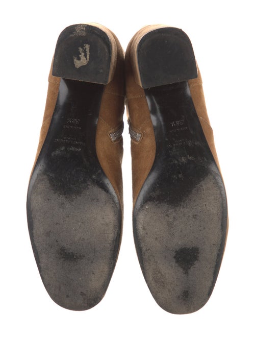 Saint Laurent Suede Riding Boots