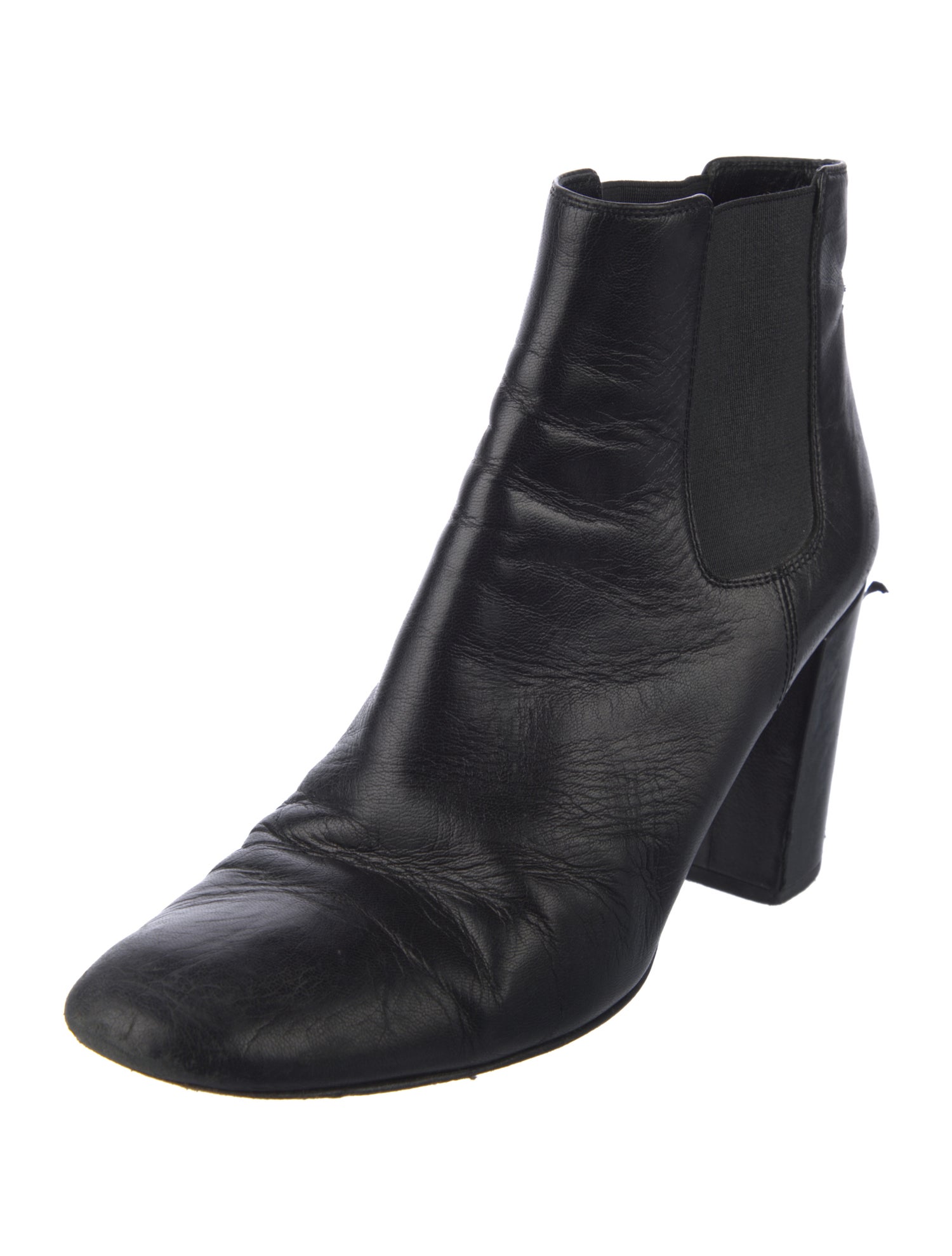 Saint Laurent Leather Chelsea Boots